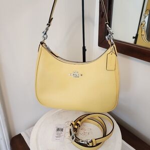 Coach Teri Hobo NWT Retro Yellow/Silver